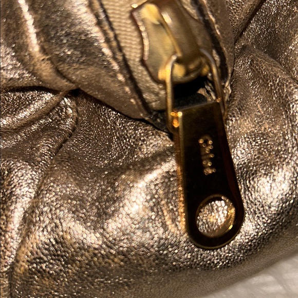 Chloe Metallic Gold Satchel Bag - Picture 11 of 16